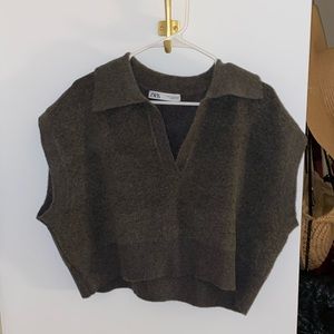 Zara Winter Crop Sweater